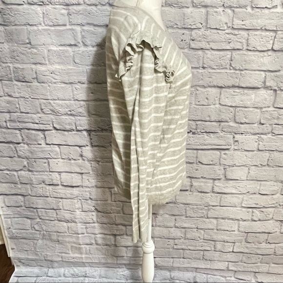 J.Crew Factory Ruffle-Shoulder Sweater - Picture 4 of 6